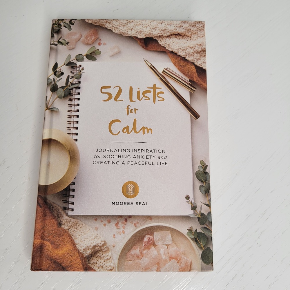 52 Lists for Calm Journaling Inspiration Soothing Anxiety Peaceful Life‎ New